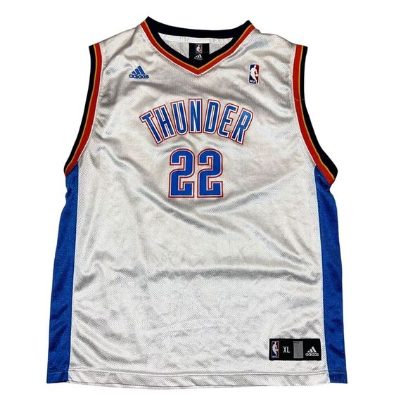 Oklahoma City Thunder Jeff Green Jersey Youth Size XL NBA White Away Jersey - Picture 1 of 8
